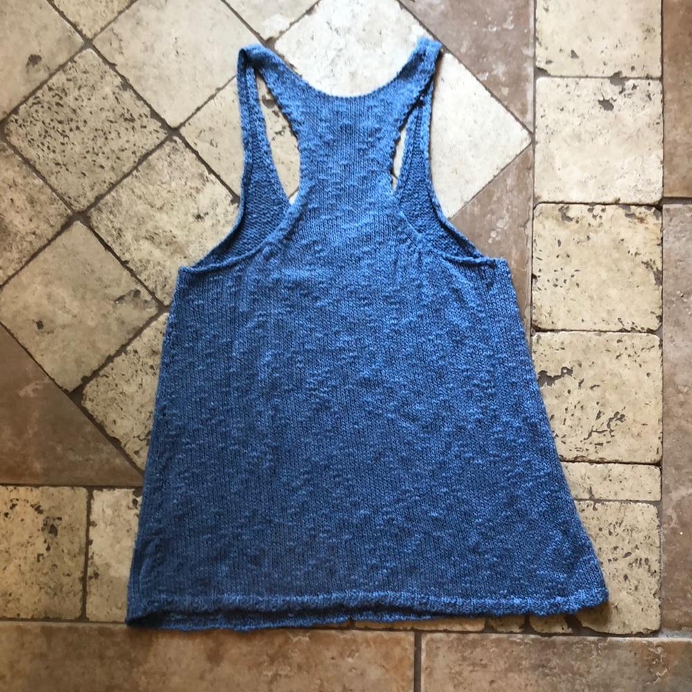 Blue Racerback Tank - Picture 2 of 4